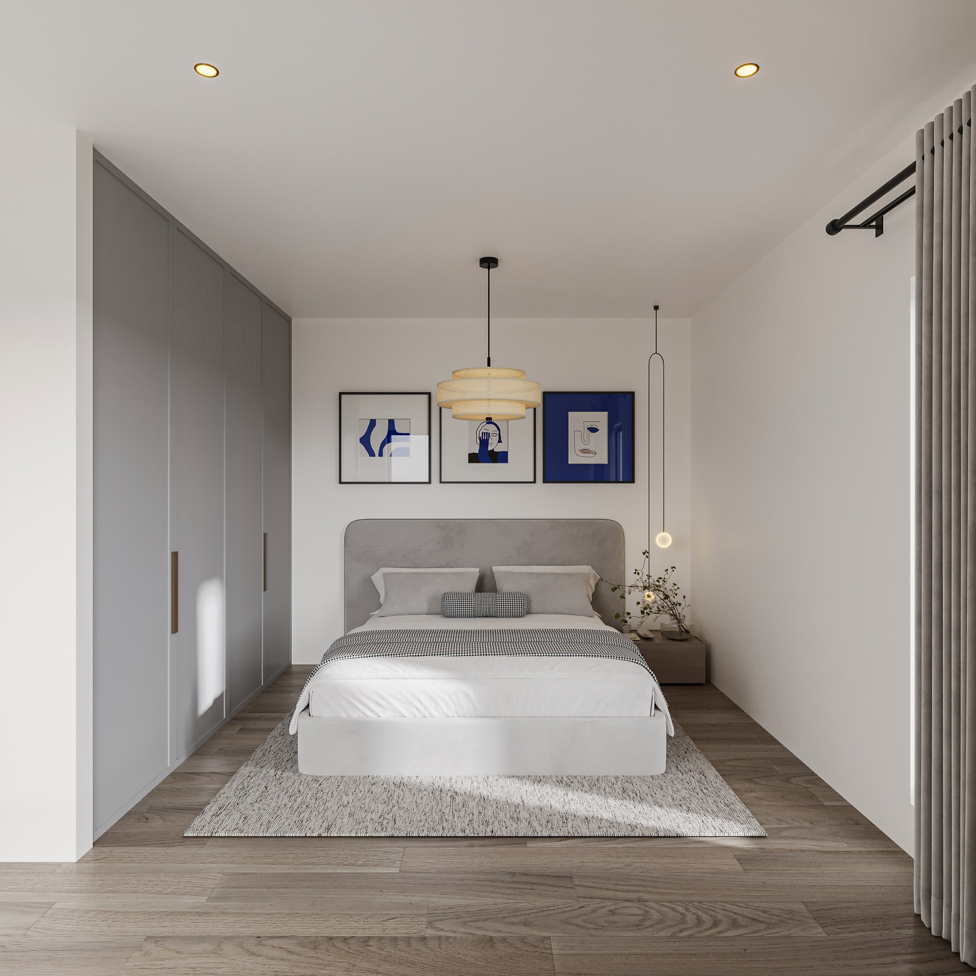 1 Bedroom apartment - bright living space with terrace views